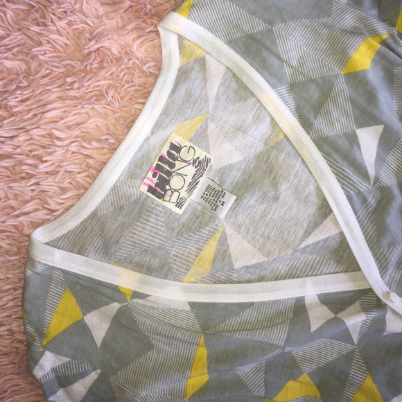 Y2K BILLABONG FUNKY GEO PRINT BUTTON-UP V-NECK CARDIGAN • SIZE M - Picture 5 of 7